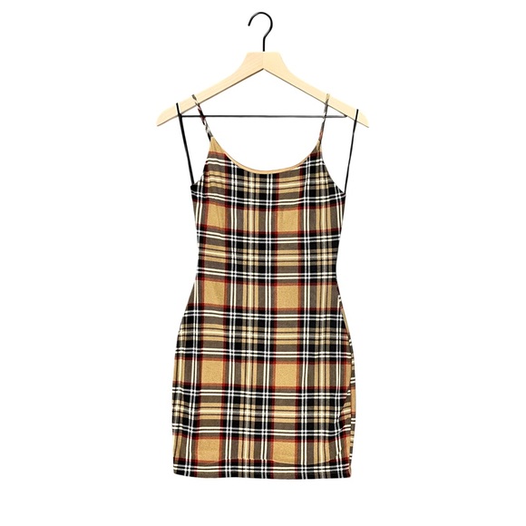 Lovely Day Dresses & Skirts - Lovely Day plaid minidress 🤎💛